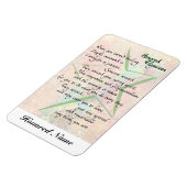 Artsen (of Arts)Bedankt en Appreciezer Magnet Magneet (Linkerzijde)