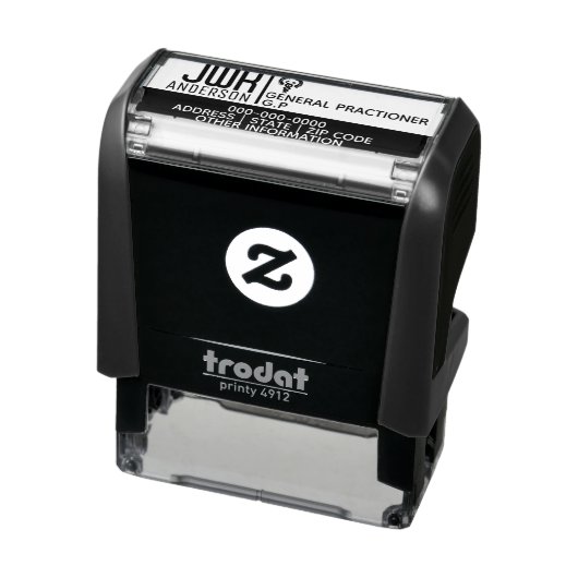 Artsen professionals gezondheidszorg DIY caduceus Zelfinktende Stempel (Product)