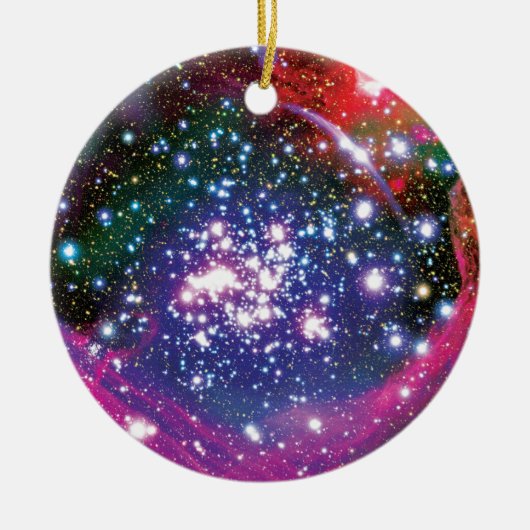 Artsen Star Cluster Colorful Artist Impression Keramisch Ornament (Voorkant)