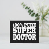Artsen van afgelopen dag: 100% pure superdokter briefkaart (Staand voorkant)