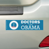 Artsen voor Obama Bumpersticker (Op auto)