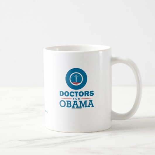 Artsen voor Obama Koffiemok (Rechts)