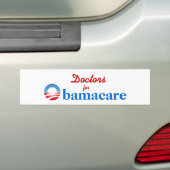 Artsen voor Obamacare Bumpersticker (Op auto)
