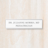 Artsen voor pediatricus deurbordje (Voorkant)