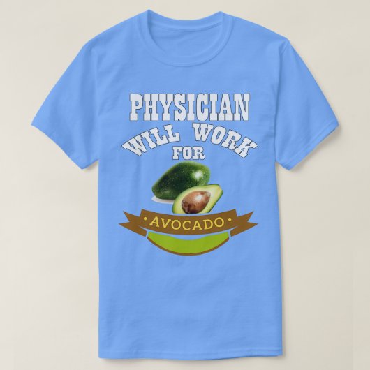 Artsen werken voor Avocado 2 T-shirt (Design voorkant)