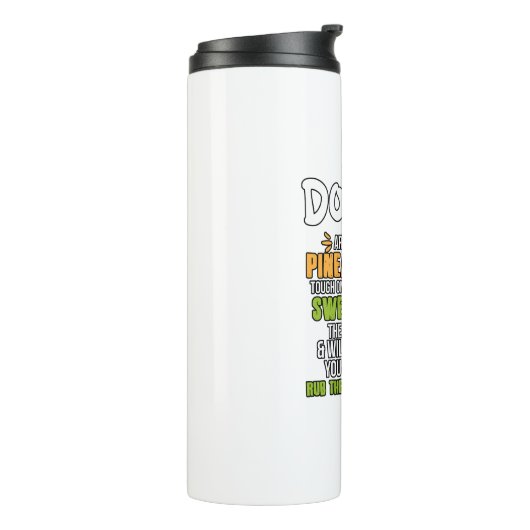 Artsen zijn als ananassen. thermosbeker (Gedraaid links)