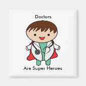 Artsen zijn superhelden magneet (Voorkant)