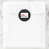 Artsen zonder grenzen vlag ronde sticker (Tas)