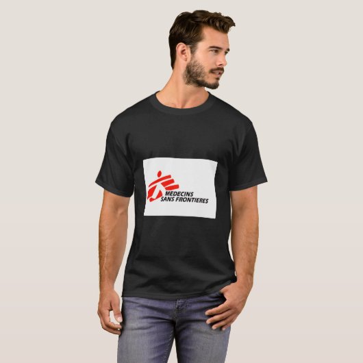 Artsen zonder grenzen vlag t-shirt (Voorkant volledig)