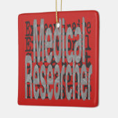 Artsen zonder medisch onderzoek keramisch ornament (Links)