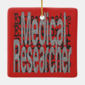 Artsen zonder medisch onderzoek keramisch ornament (Achterkant)