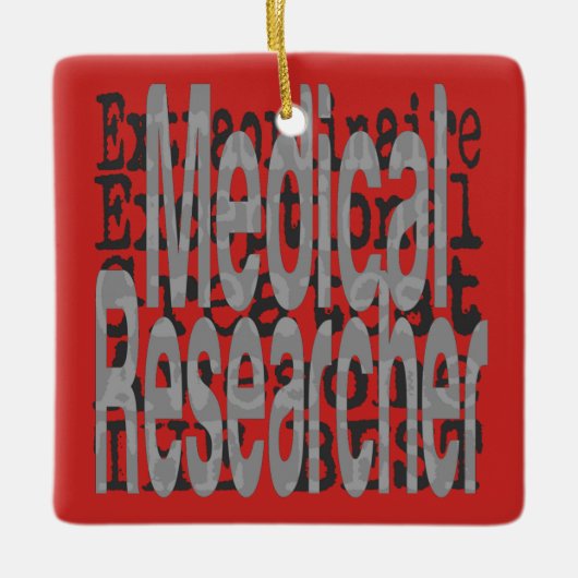 Artsen zonder medisch onderzoek keramisch ornament (Voorkant)