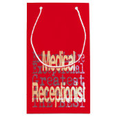 Artsen zonder medisch receptioniste klein cadeauzakje (Achterkant)