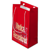 Artsen zonder medisch receptioniste klein cadeauzakje (Achterkant Gekanteld)