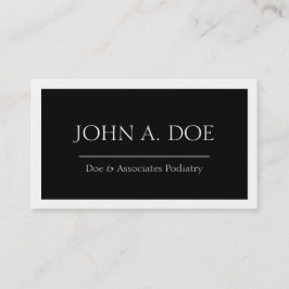 Artsenarts MD Medical Black Banner W/W Visitekaartje