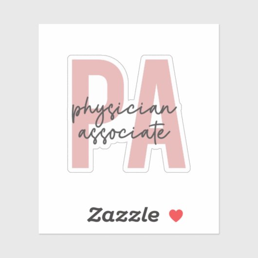 Artsenartsenassistent PW School Sticker (Vel)