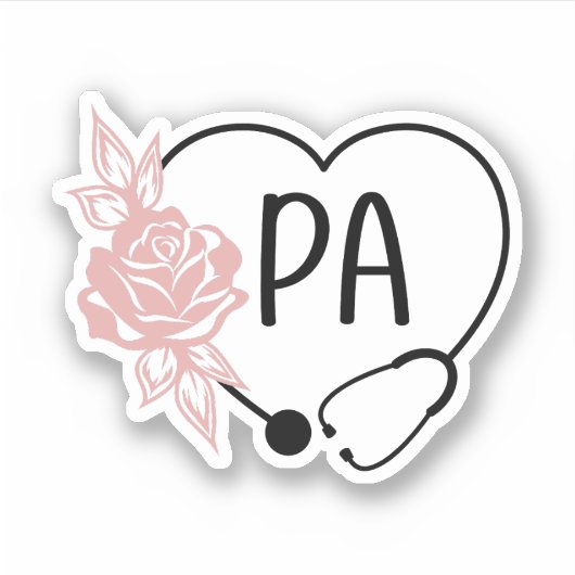 Artsenartsenassistent PW School Sticker (Voorkant)