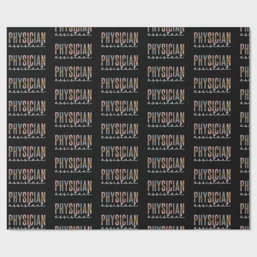 Artsenassistent Artsen Associate PA Cadeaupapier (Vlak)