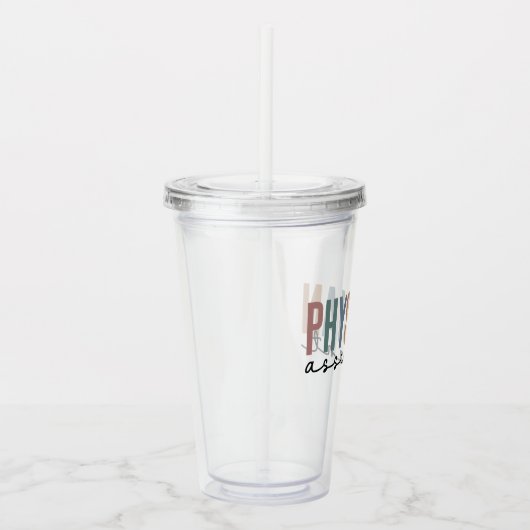 Artsenassistent Artsen Associate PA School Acryl Drinkbeker (Rechts)