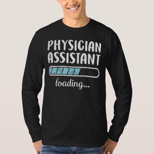 Artsenassistent bezig met laden van vrienden famil t-shirt (Voorkant)