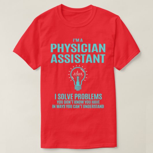 Artsenassistent bij het oplossen van problemen Cad T-shirt (Design voorkant)