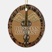 Artsenassistent Caduceus Keramisch Ornament (Links)