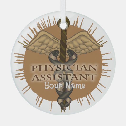 Artsenassistent Caduceus ornament (Voorkant)
