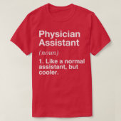 Artsenassistent Definieer Funny Definition T-shirt (Design voorkant)
