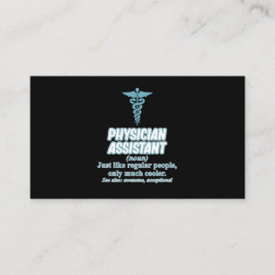 Artsenassistent Definitie PA Medische studenten Informatiekaartje