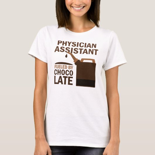 Artsenassistent (Funny) Chocolate T-shirt (Voorkant)