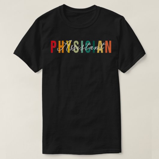 Artsenassistent grappige PA student PA Afstuderen T-shirt (Design voorkant)