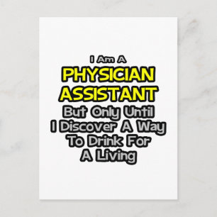 Artsenassistent Joke .. Drink voor een Living Briefkaart