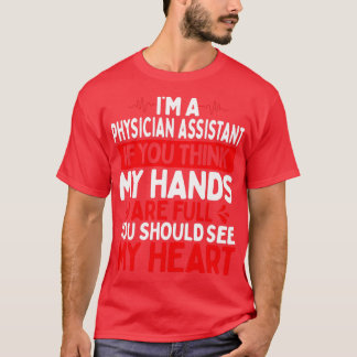 Artsenassistent mijn Heart PA School Afstuderen T-shirt