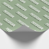 Artsenassistent PA Afstuderen Cadeaupapier (Hoek)