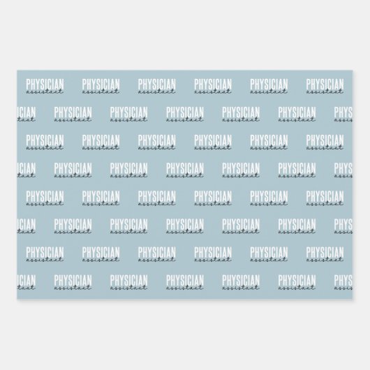 Artsenassistent PA Afstuderen Inpakpapier Vel (Voorkant 3)