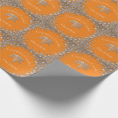 Artsenassistent PA Afstuderen Oranje Zilver Cadeaupapier (Hoek)