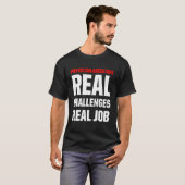 Artsenassistent Real Job gecertificeerde PA T-shirt (Voorkant volledig)