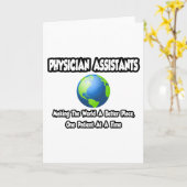 Artsenassistenten...Wereld een betere plek Kaart (Gele Bloem)