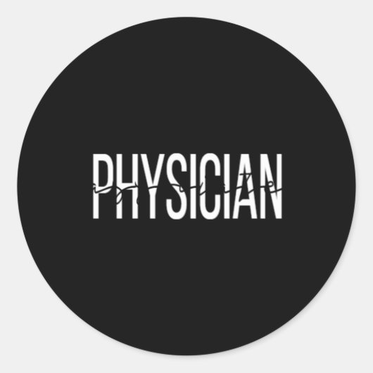 Artsenassociate PA Ronde Sticker (Voorkant)