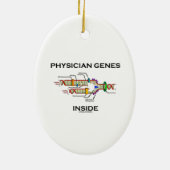 Artsengenen binnen (DNA-replicatie) Keramisch Ornament (Achterkant)