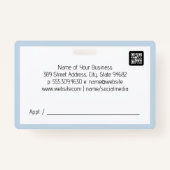 Artsenglimlachen | Medische Logo Badge (Achterkant)