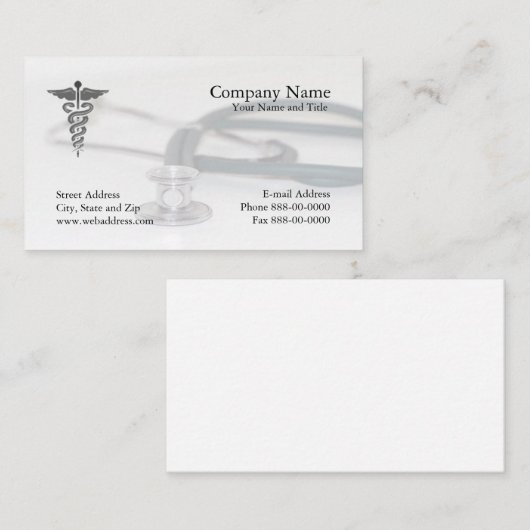 ArtsenVisitekaartje Visitekaartje (Voorkant / Achterkant)