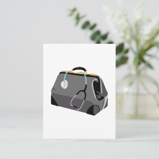 Artsenzak Briefkaart (Staand voorkant)