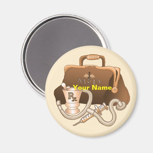 Artsenzak Magneet (Voorkant / Achterkant)