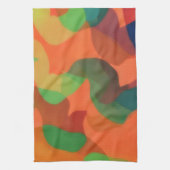 Artsy Abstract and Colorful Kitchen Towel Theedoek (Verticaal)