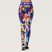 Artsy Abstract Leggings (Achterkant)