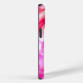 Artsy Abstract Summer Neon Pink Paarse Tie Dye Case-Mate iPhone Case (Achterkant / Rechts)