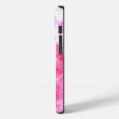 Artsy Abstract Summer Neon Pink Paarse Tie Dye Case-Mate iPhone Case (Achterkant / Links)