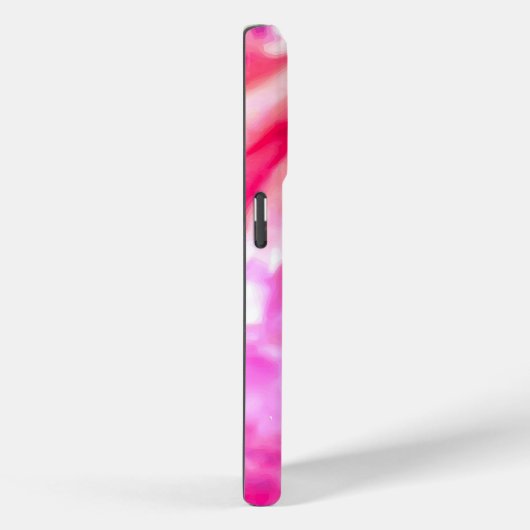 Artsy Abstract Summer Neon Pink Paarse Tie Dye Case-Mate iPhone Case (Achterkant / Rechts)