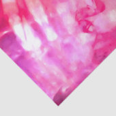 Artsy Abstract Summer Neon Pink Paarse Tie Dye Tissuepapier (Detail)